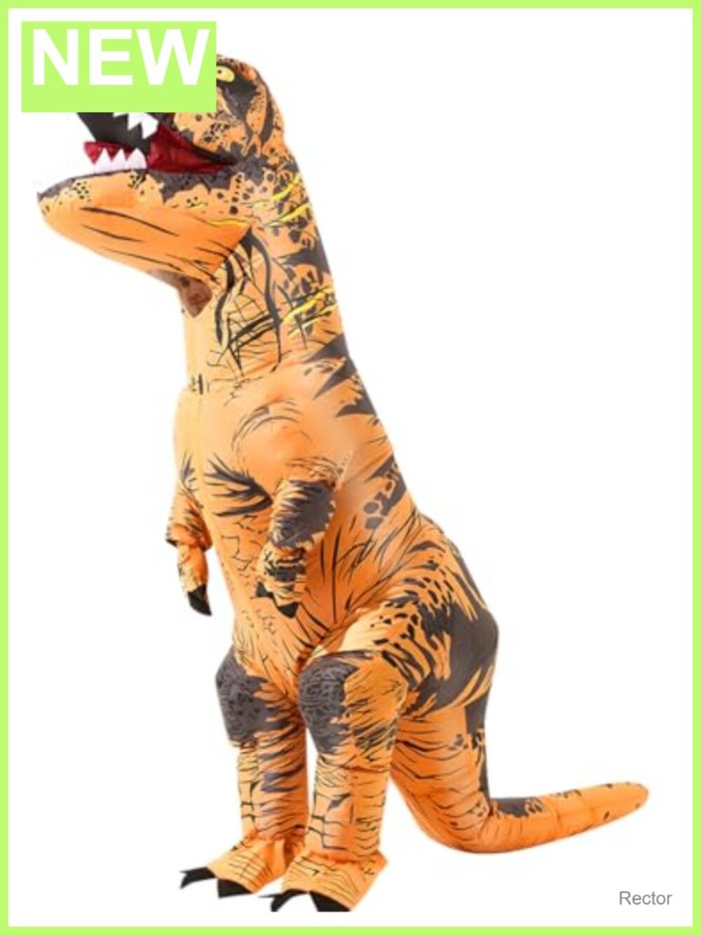 Inflatable Dinosaur Costume Adult Blow Up T-Rex Suit Halloween
